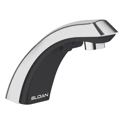 SLOAN Bathroom Sensor Faucet: Optima, Brass, Chrome Finish, Single-Post, Battery - Single-Post Sensor Bathroom Faucets
