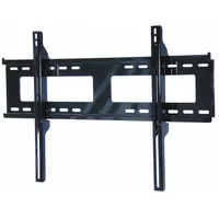 PEERLESS TV Wall Mount: Wall, For 39 in to 75 in Screens, Max. 150 lb, Fixed, Gloss, Black, PF650
