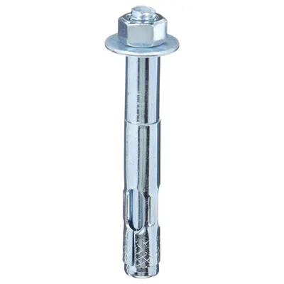 MKT FASTENING 3/8 in Steel Sleeve Anchor with Hex Nut, 5/16"-18 Thread, 25 Pack - Sleeve Anchors with Hex Nuts
