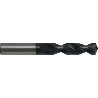 CLEVELAND Screw Machine Drill Bit: #12, 135° Split Point, TiAlN-Coated Cobalt - Cobalt Screw-Machine Length Drill Bits for Deep Hole-Drilling