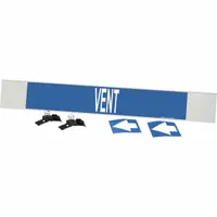 Pipe Marker: Vent, Blue, White, Fits 8 in and Larger Pipe O.D., 1 Pipe Markers, With Arrows (MPN 5855-HPHV)