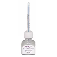 DURAC PLUS Bottle Thermometer: -30°C to 1°C, +/-0.75°C, 30 mL Bottle Volume, Glass Beads (MPN B60600-0500)