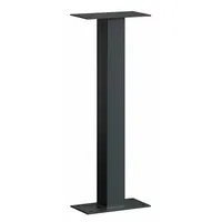 Pedestal: Aluminum, Powder Coated, Black, Bolt Mounted, 32 in H x 3 1/2 in W x 3 1/2 in D (MPN 4365BLK)
