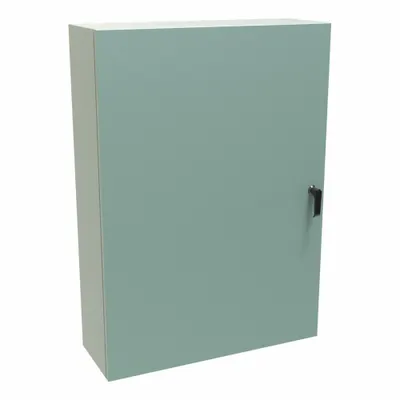 HAMMOND Electrical Enclosure: Steel, 42 in x 30 in x 10 in, NEMA 12/3R/4, Solid Cover - Steel Washdown Enclosures
