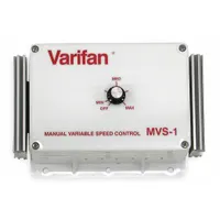 Speed Control: Dial, SPDT, 1 Switches or Dials, 120/240V AC, White Plate, 10 A, White (MPN VFMVS-1S)