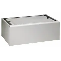 HEPA filter for fume hoods, 13 in overall height, 4 ft overall width, 24 in overall depth. Captures airborne particulates in laboratory ventilation enclosures.