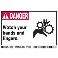 Label: Polyester, Adhesive Sign Mounting, 3 1/2 in x 5 in Nominal Sign Size, 0.01 in Thick, 5 PK (MPN 86817)
