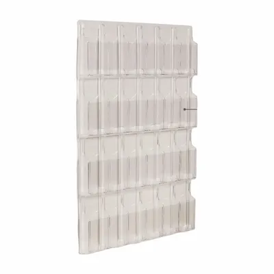 SAFCO 5601CL Wall-Mounted Literature Rack - Wall-Mounted Literature Racks