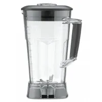 WARING COMMERCIAL Blender Container with Lid and Blade: 64 oz Container Capacity, Black/Clear (MPN CAC95GR)