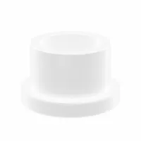 OILITE Flanged Sleeve Bearing: PTFE, 3/4 in Bore, 1 in OD, 3/4 in Overall Lg, White, 10 PK (MPN VF-1216-06B)
