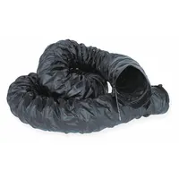 AIR SYSTEMS INTERNATIONAL Conductive Ventilation Kit: 8 in Dia, 15 ft Lg, Black, Vinyl Polyester (MPN SVH-CND815)