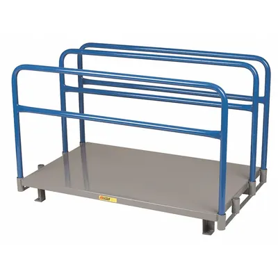 LITTLE GIANT Vertical Sheet Storage Rack: 3 Bays, 48 in x 30 in x 33 in, Steel - Adjustable-Upright Vertical Panel & Sheet Racks