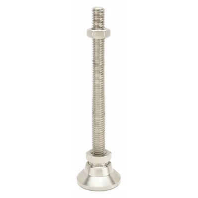 S & W Male-End Leveling Mount: Swiveling Stud, 3/4"-10 Thread Size, 3 in - Swivel Male Leveling Mounts