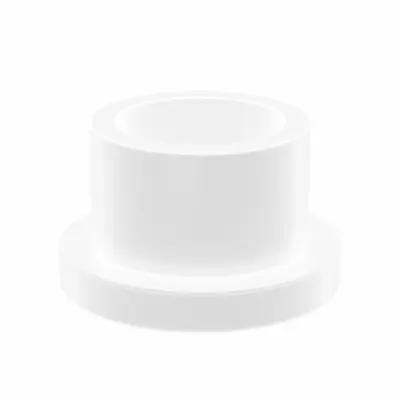 OILITE Flanged Sleeve Bearing: PTFE, 5/8 in Bore, 13/16 in OD, 5/8 in Overall Lg - Chemical- & Heat-Resistant Plastic Flanged Sleeve Bearings