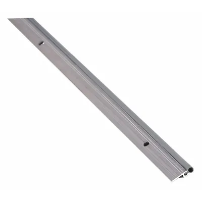 NATIONAL GUARD Door Weatherstripping: Bulb Insert, 8 ft Lg, 7/8 in Wd - Metal Leaf Weatherstripping