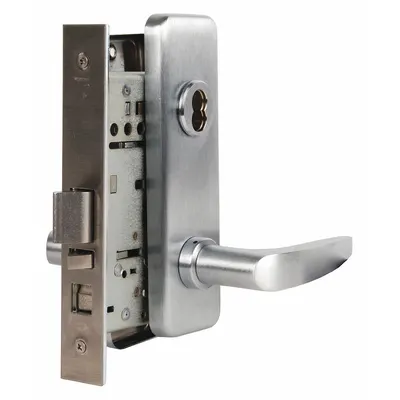 BEST Door Lockset: Office Lever Locksets, Chrome, ADA Compliant