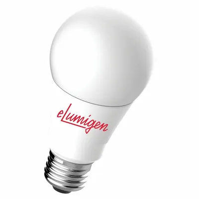 ELUMIGEN Compact LED Bulb: Medium Screw (E26), LED, (A) Classic, A19, 7.25 W Watt - Medium Screw Base (E26) Lamps
