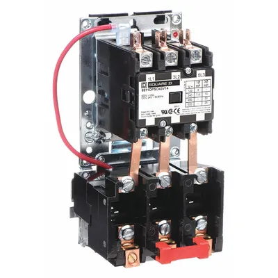 SQUARE D Definite Purpose Magnetic Motor Starter: Non-Reversing, 3 Poles - Non-Reversing Starters with Thermal Overloads