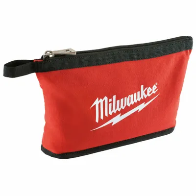 MILWAUKEE Canvas Flat Zippered Tool Bag - Canvas Flat Zippered Tool Bags