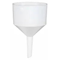 APPROVED VENDOR Buchner Funnel: Polypropylene, 125 mL, 70 mm, 13 mm, 60 mm Stem Lg, White (MPN 3MKX6)