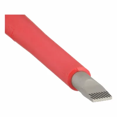 WERA Insulated Slotted Screwdriver: Kraftform, 7/32 in Tip Size, Long Lg - Insulated Slotted Screwdrivers