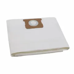 This DAYTON vacuum bag is a dry-pickup, paper, 2-ply bag designed for use with DeWalt shop vacuums. It is intended for collecting dry debris such as dust and dirt. The bag is made of paper with a 2-ply construction and is a standard size.