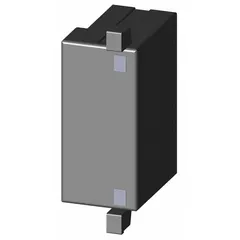 Surge suppressor accessory designed for Siemens 3RT2 series S0 frame contactors. Provides overvoltage protection for contactor coils in industrial motor control applications.
