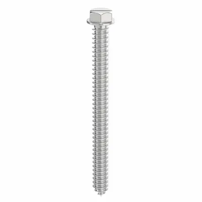 DEWALT Concrete Anchor Screw: 2 3/4 in Overall Lg, 1/4 in Dia, Steel, External Hex - Hex-Head Screw Anchors