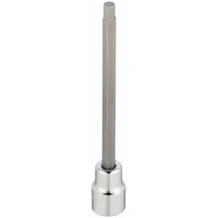 This hex bit socket features a 7/32 in hex tip and a fixed insert design for secure engagement with hex-head fasteners. With an overall length of 4 3/4 in, it is suited for driving fasteners in assembly, maintenance, and repair tasks.
