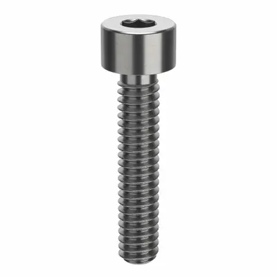 AMPG Socket Head Cap Screw: 1/4"-20 Thread Size, 1 1/4 in Lg, Std, Plain, Stainless Steel - Inch System Standard Socket Head Cap Screws