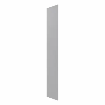 HADRIAN Pilaster: Solid Plastic HDPE, Plastic, Gray, 80 1/2 in Ht, 7 in Wd - Pilasters for Bathroom Partitions