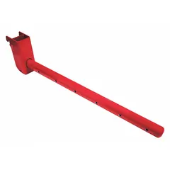Steel arbor arm lifting attachment for MAGLINER Modular Stackers & Platform Lifts. Supports loads up to 350 lb. Measures 30 in length, 3 in width, 7 in height. Used for handling arbor-type loads in material handling and maintenance tasks.
