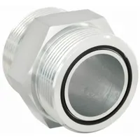 Hydraulic Hose Adapter: 1 1/2 in x 1 1/2 in Fitting Size, Male x Male, ORS x ORS, Rigid, Straight (MPN FF2000T2424S)