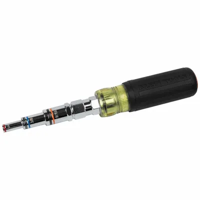 KLEIN TOOLS SAE KLEIN TOOLS: SAE, With Magnetized Tip, Cushion Grip - Multi-Bit Nut Drivers