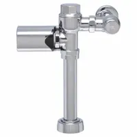 ZURN Automatic Flush Valve: ZERK-SM, 1.6 gpf Gallons per Flush, Battery, 11 1/2 in Rough-In, Exposed (MPN ZER6200-WS1-SM)