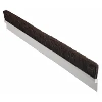 Strip Brush: 1 in Bristle Trim Ht, 0.008 in Bristle Dia, 3 ft Overall Lg, 9/16 in Backing Wd, Brown (MPN RPVC731036)