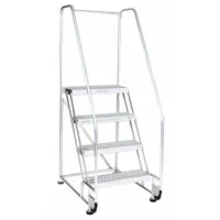 COTTERMAN Rolling Ladder: 2.5 ft Platform Ht, Assembled, Aluminum, 350 lb Load Capacity - Max (MPN 3TA26A3E10B8C50P6)