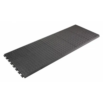 WEARWELL Interlocking Antifatigue Mat Tile: Interlocking Antifatigue Mat Center Tile, 2 ft x 5 ft - Wearwell Rejuvenator Runner Interlocking Mat System