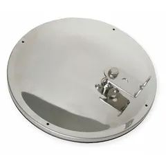 Round convex mirror designed for driver or passenger side vehicle use. Measures 7-1/2 inches in diameter. Helps reduce blind spots for safer lane changes and parking.