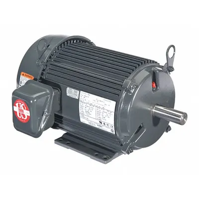 U.S. MOTORS General Purpose Motor: Rigid Base Mount, Totally Enclosed Fan Cooled, 5 hp - Rigid Base 3-Phase General Purpose AC Motors