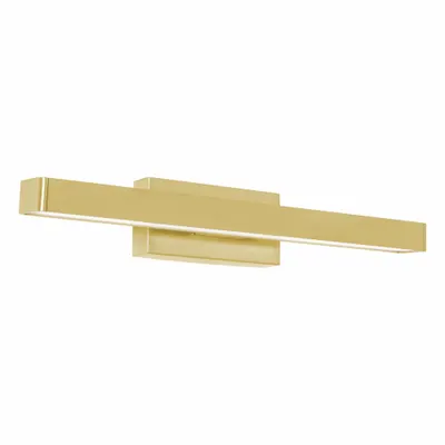 AFX Decorative Vanity: Satin Brass, 1,000 lm, 2700K/3000K/3500K/4000K/5000K - Brock Vanity Lights