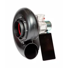 This direct-drive blower delivers 800 cfm at 1/2 hp and operates on 230/460V AC three-phase power. It features a totally enclosed motor with CCW rotation and includes a drive pack. Suitable for moving air in environments with corrosive fumes or explosive dust, such as chemical plants and wastewater treatment facilities.