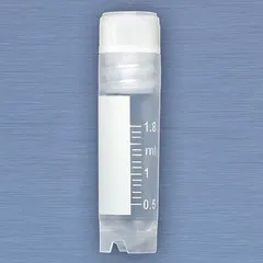 APPROVED VENDOR Cryogenic Vial, 2 mL, Polypropylene, Sterile, Colorless, Self-Standing, Internal Threads, with Closure (3002)