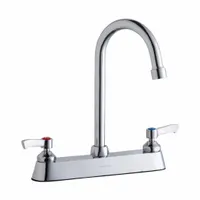 ELKAY Handle-Operated Faucet: Elkay®, Brass, Centerset, Deck, 3 Mounting Holes, 1.5 gpm Flow Rate (MPN LK810GN05L2)