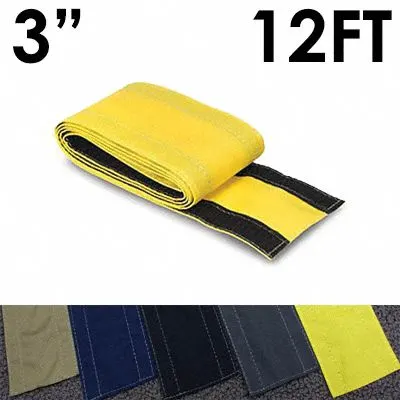 ELECTRIDUCT Cable protector: 3 in Overall Wd, 12 ft Lg, Nylon - Fabric Hook-and-Loop Cable Floor Covers