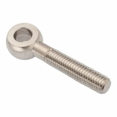 AMPG Fixed Rod End: Stainless Steel, Plain, 120 mm Hole Center-to-End Lg - Stainless Steel Male Threaded Fixed Rod Ends