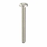 Tamper Resistant Screw: #8-32 Thread Size, 1 1/2 in Lg, Stainless Steel, Plain, Pan, Spanner, 25 PK (MPN 121160)