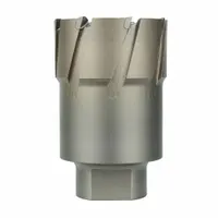 MILWAUKEE Annular Cutter: 6 in Cutter Dia, 2 in Max Cutting Dp, Pilot Pin Included, Bright, Carbide (MPN 49-57-6000)