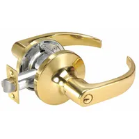 ASSA ABLOY ACCENTRA Door Lockset: Storeroom Lever Locksets, Brass, ADA Compliant, SFIC (MPN PB5405LN x 605)
