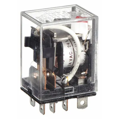 OMRON General Purpose Relay: Socket Mounted, 15 A Current Rating, 24V AC, SPDT - Socket-Mounted Relays